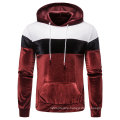 2021 Oversized Autumn And Winter Large Size Loose New Men's Plus Velvet Color Matching Plus-Size Hoodies